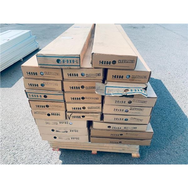 PALLET LOT - NEW Bifold Door Asst Sizes - Lot of 23