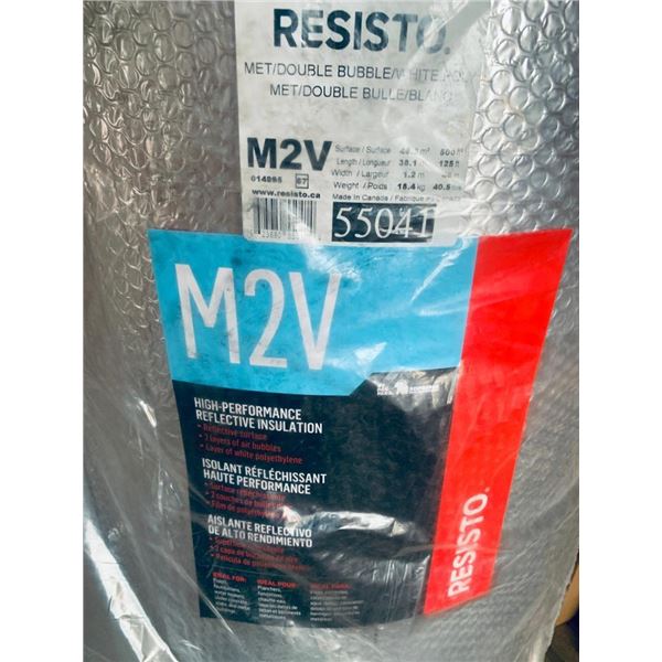 Resisto High Performance Reflective Insulation M2V - 500Sq Ft Roll