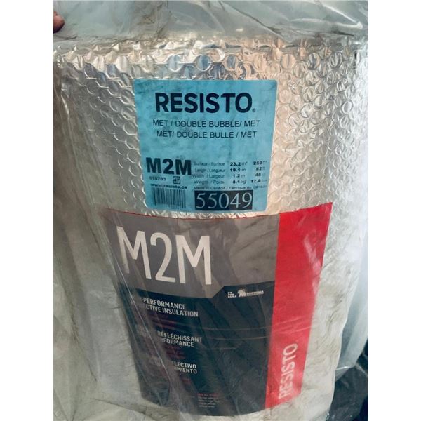 Resisto High Performance Reflective Insulation M2M - 250Sq Ft Roll