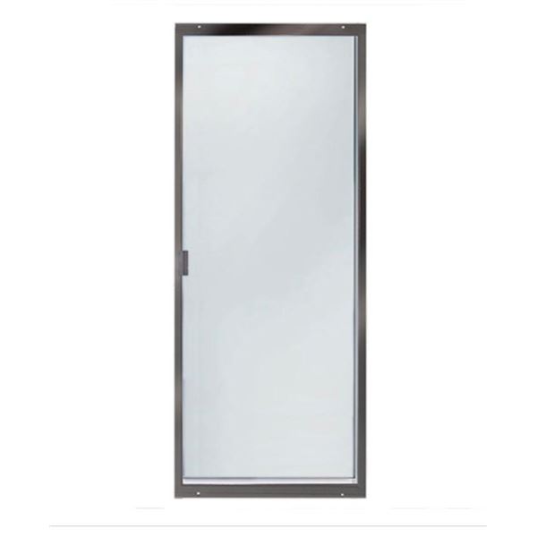 Elements Sliding Patio Screen Door brown 36"