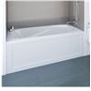 Image 2 : NEW Pheonix Mirolin White Acrylic Skirted Bathtub 60 inch Left