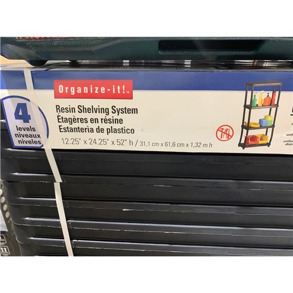 Organize It NEW Resin 4 level Shelving Unit