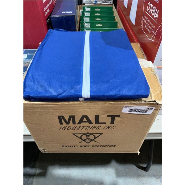 Set of 25 Malt Industries Poly Coverall XL Blue