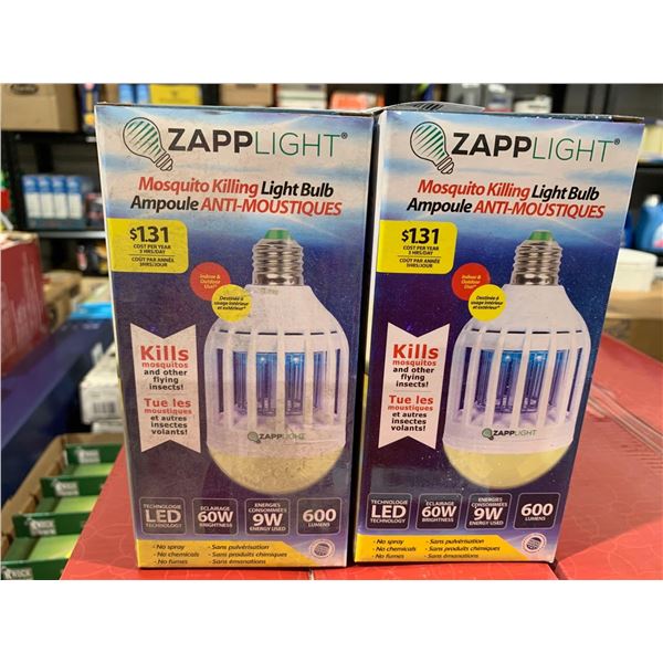 ZappLight Mosquito killing light bulb - Indoor/Outdoor use