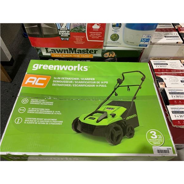Greenworks 14" Electric Dethatcher