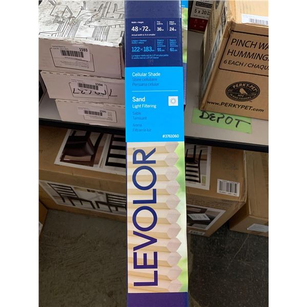 Levolor Cut to fit - Cellular Shade 48x72" - "Sand"