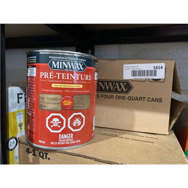 Minwax Pre-Stain Wood Conditioner for Oil Based Stains - 4x946ml