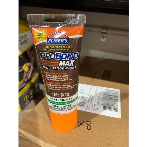 Elmer's Pro-Bond Max Wood Filler 8x170g - Color: White