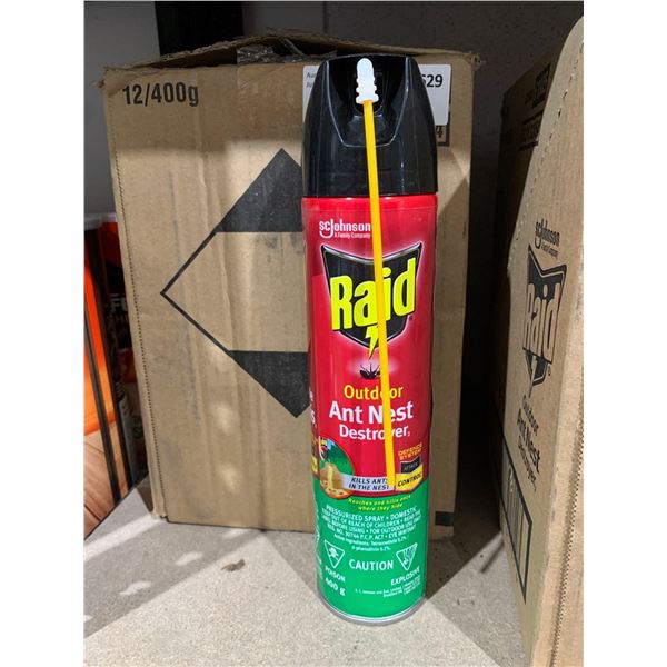 Raid Outdoor Ant Nest Destroyer - 12x400g