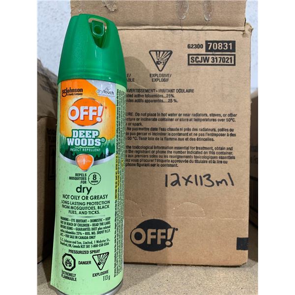 Off Deep Woord Inscet repellant 12x113ml