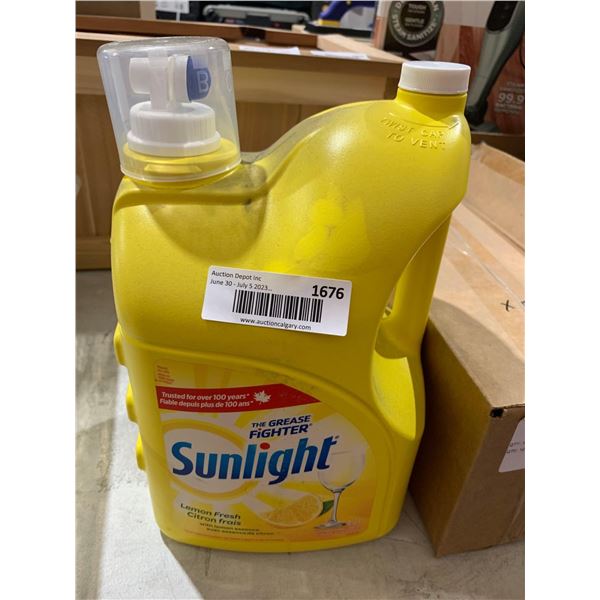 Sunlight w/ Lemon Essence Dishwashing Liquid 4.2L