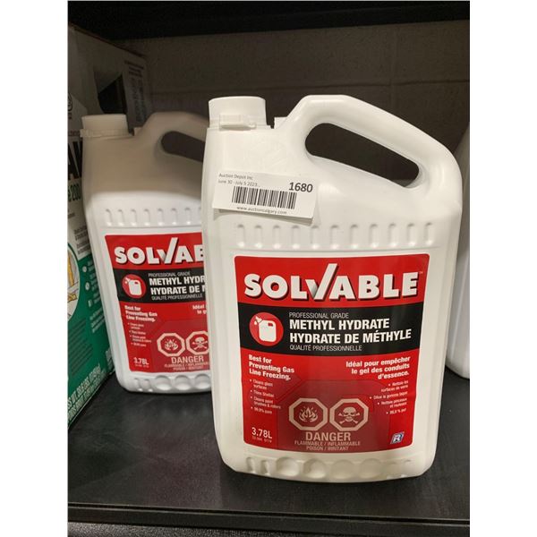 Solvable Professional Grade Methyl Hydrate 2x3.78L