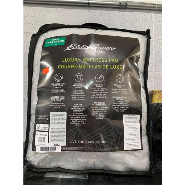 Eddie Bower Luxury Mattress Pad - King Size