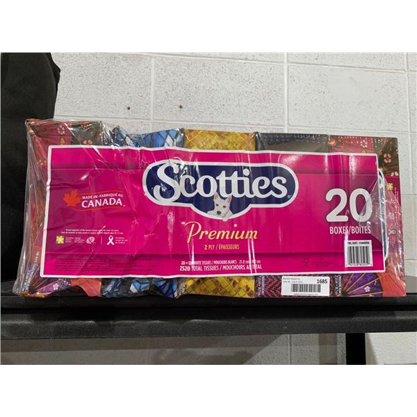 Scotties Premium Tissues 20x120 tissues - 2 PLY