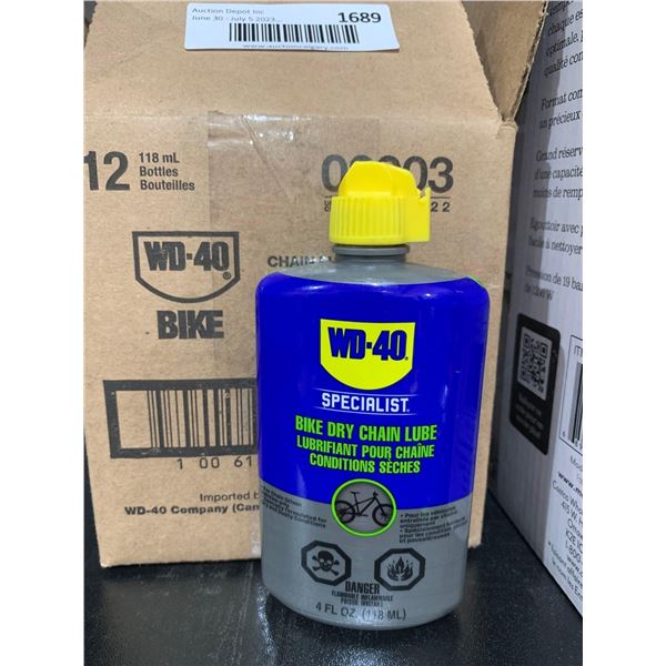 12x118ml WD-40 Bike Dry Chain Lube