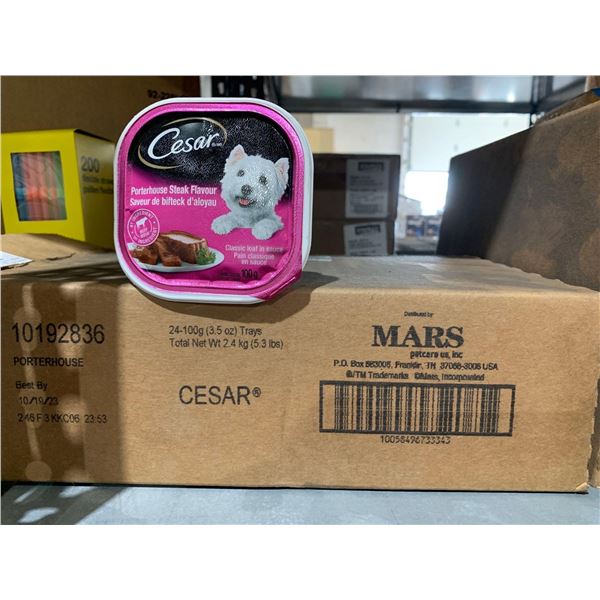 Cesar Top Sirloin Flavor Classic Loaf in Sauce Dog Food 100g x 24