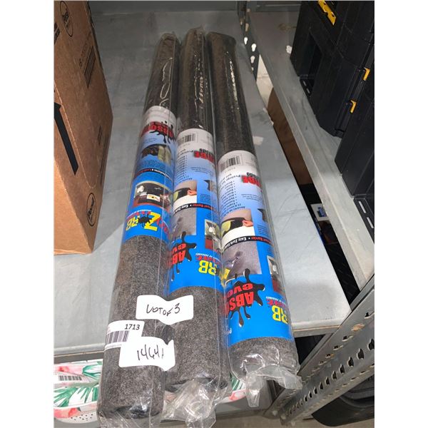 EazyZorb - Multi-Purpose Mat with Leak-Proof Barrier - Lot of 3