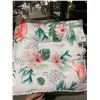 Image 2 : Lot of 7 - Style Selections Flamingo Patio Chair Cushion