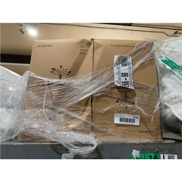 4x300 Count Paper Spoon Straws