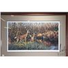 Image 2 : Framed Ducks Unlimited, limited edition print "Whitetail Creek" 3192/3400, and pencil signed by arti