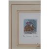 Image 2 : Six matched framed, limited edition miniature coloured etchings, all animal themed and all pencil si