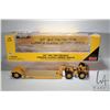 Image 1 : Norscot 1:50 scale die cast CAT 784C Tractor with Toy Haul Classic Lowboy Trailer, includes box, has