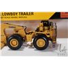 Image 3 : Norscot 1:50 scale die cast CAT 784C Tractor with Toy Haul Classic Lowboy Trailer, includes box, has