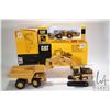 Image 1 : Norscot 1:50 scale die cast CAT R1700 G LHD Underground Mining Loader and two German made CAT 1:50 s