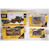 Image 1 : Four Norscot 1:50 scale die cast CAT models including 980G Wheel Loader, AD 45B Underground Articula