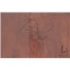 Image 2 : Unframed, hand carved Haida panel, signed on verson in syllabics and retains original Indian Affairs