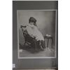 Image 2 : Five framed black and white photographs of children, mothers and grandmothers representing the Victo