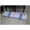 Image 1 : Two blue English made, Whitney Point pure wool blankets, each approximately 92" X 78, one marked wit