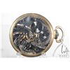 Image 3 : Bulova 17 jewel, model 17AE pocket watch in rolled 10kt gold open face watch case. Swiss made with p