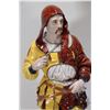 Image 2 : Hand painted Majolica jester figure, 18" in height