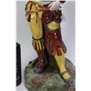 Image 3 : Hand painted Majolica jester figure, 18" in height