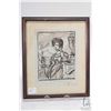 Image 1 : Sir George Hayter pen/pencil drawing titled Madame la Vicomtesse Alfred de Vaudreuil, c 1830, 7" x 5