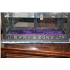 Image 2 : Antique tabletop retail display cabinet w/ two glass shelves marked "J.S. Fry & Sons Ltd." ( English