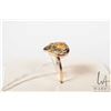 Image 2 : 10kt yellow and pink ring heart shaped ring, size 6.75