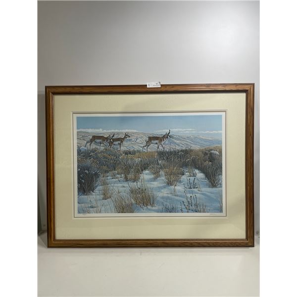 Autographed Beautiful Framed Print