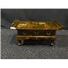 Image 1 : Antique Beautiful Gold Accented Bench