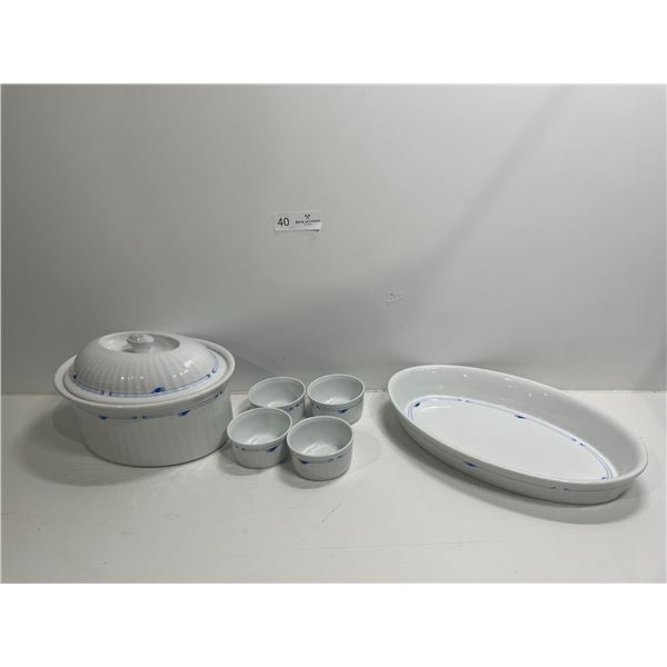 "The Quasar Kitchen China Set