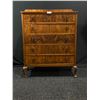 Image 1 : Antique Dark Stained Wooden Dresser