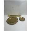 Image 1 : Collection Of Gold Accented Platters