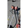 Image 2 : 2 GAS POWERED HOMELITE WEED TRIMMERS AND GAS POWERED SHINDAWA HEDGE TRIMMER UNTESTED