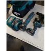 Image 2 : LOT OF MAKITA CORDLESS TOOLS - IMPACT DRIVER, BRUSHLESS HAMMER DRILL, RANDOM ORBITAL SANDER AND LXT 