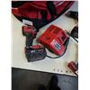 Image 2 : LOT OF MILWAUKEE CORDLESS POWER TOOLS - IMPACT DRIVER, BRUSHLESS IMPACT DRIVER AND DRILL DRIVER WITH
