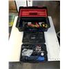 Image 1 : TOOLBOX WITH CONTENTS AND ROTARY TOOL TESTED AND WORKING