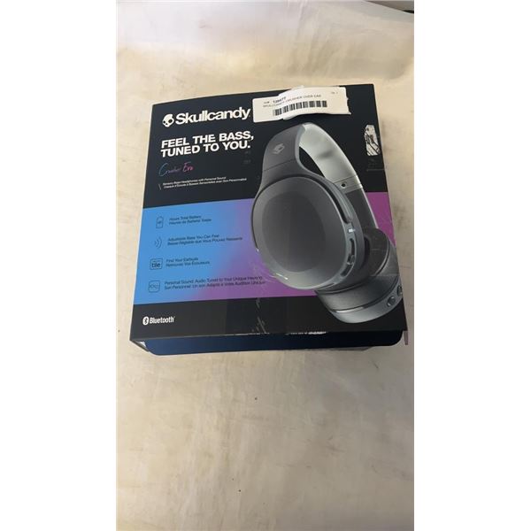 SKULLCANDY CRUSHER OVER EAR HEADPHONES  - TESTED WORKING, RETAIL $199