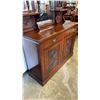 Image 2 : ANTIQUE CARVED SIDEBOARD W/ GALLERY