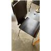 Image 2 : DROP SIDE D TABLE WITH 2 BLACK CHAIRS